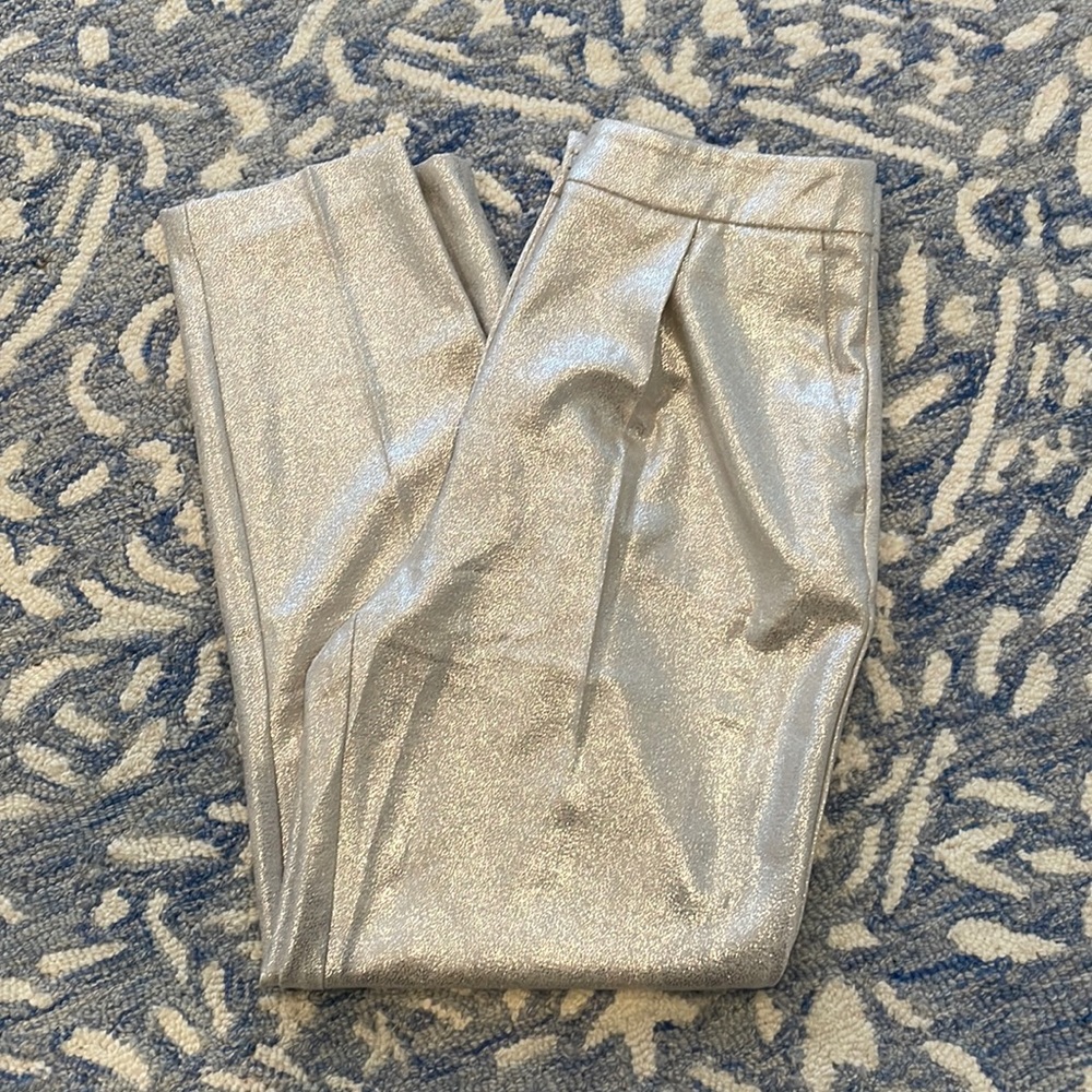 Zara Shimmer Trousers XS